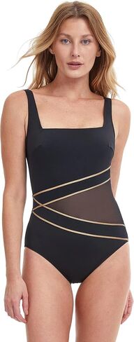 Gottex Women's Standard Onyx Square Neck One Piece in Saudi Arabia