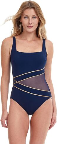 Gottex Women's Standard Onyx Square Neck One Piece in Saudi Arabia