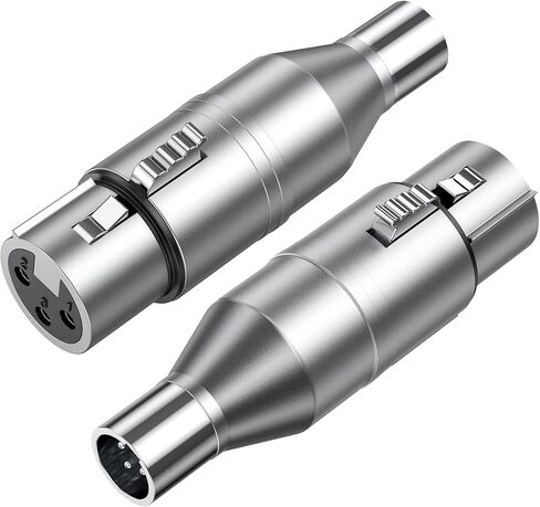 XLR to Mini XLR Adapter - Mini XLR Male to XLR Female Adapter, 3-pin Mini XLR Male to XLR Female Adapter, Compatible with BLACKMAGIC Pocket 4K/6K Camera Video Assist in Kuwait