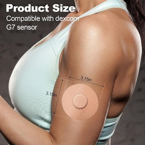 25Pack Adhesive Patches for G7, Premium Waterproof Flexible & Breathable Full Covers for CGM Dexcom G7,Latex-Free Overlay Patch for G7 Sensor Long-Lasting Hypoallergenic Medical Glue No Hole (Mixed) in Saudi Arabia