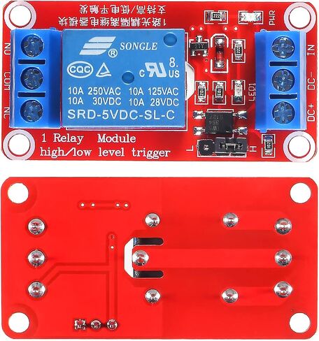 1 Channel 5v Relay Module Board Shield with Optocoupler Support High/Low Level Trigger Compatible Relay（Pack of 8） (5V) in Saudi Arabia