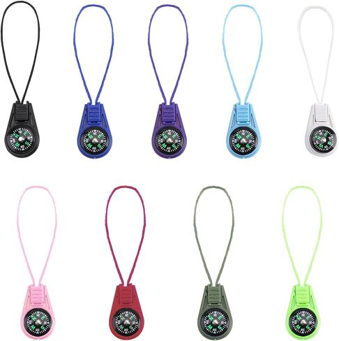 Mini Survival Compass for Kids, Camping Hiking Pocket Compass Keychain for Hiking Survival Small Compasses Paracord, Kids Scout Compass for Emergency in Saudi Arabia