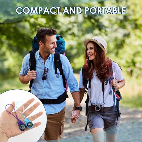 Mini Survival Compass for Kids, Camping Hiking Pocket Compass Keychain for Hiking Survival Small Compasses Paracord, Kids Scout Compass for Emergency in Saudi Arabia