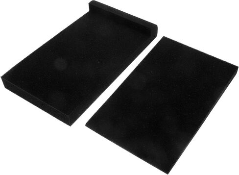 Loudspeaker Acoustic Foam 2PCS Speaker Acoustic Pads Foam Studio Monitor Speaker Cushion High Density Acoustic Foam for Sound Improvement Vibrations Speaker Foams Pad in Saudi Arabia