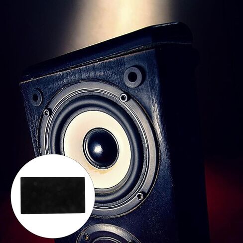 Loudspeaker Acoustic Foam 2PCS Speaker Acoustic Pads Foam Studio Monitor Speaker Cushion High Density Acoustic Foam for Sound Improvement Vibrations Speaker Foams Pad in Saudi Arabia