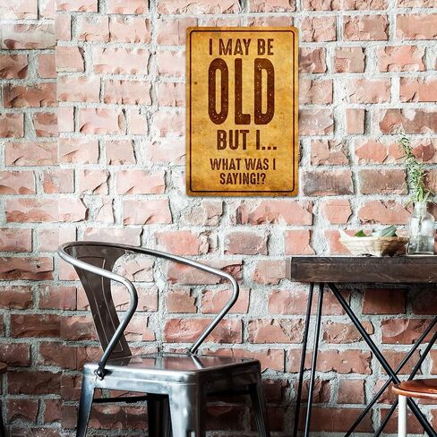 Desperate Enterprises WTF Aluminum Sign - Nostalgic Vintage Metal Wall Décor - Made in USA in Saudi Arabia