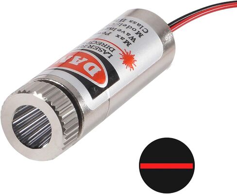 5pcs 650nm 5mw Laser Head Laser Tube Adjustable Focus 3~5V Red Laser Tube for Sight Positioning Sighting Telescope (Cross) in Saudi Arabia