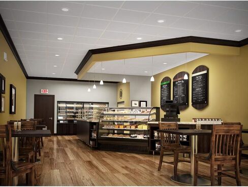 مصباح LED تحديثي من سلسلة HALO RL مقاس 5/6 بوصة، CCT قابل للتحديد (2700K-5000K) LED مدمج، خافت إلى دافئ، حافة حاجزة بيضاء، 600 لومن in Kuwait