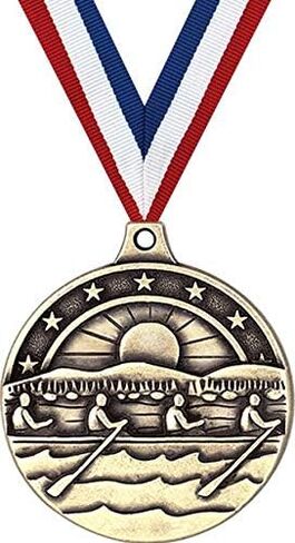 Rowing Medals, 2" Gold Rowing Medal Award with Free Custom Engraving Prime in Saudi Arabia