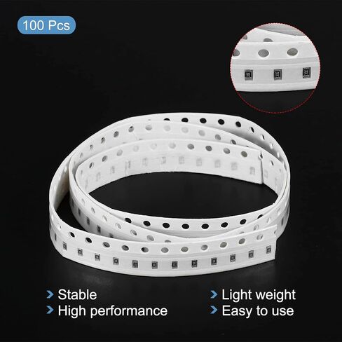 PATIKIL 0603 Chip Resistor, 100 Pack 20K Ohm 1% Tolerance 1/10W Surface Mount Device Thick Film Resistor Kits for Electronic Product in Saudi Arabia
