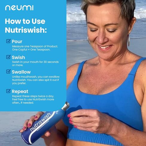 فيتامينات سائلة من NutriSwish، 10 أونصة سائلة، مكمل غذائي متعدد الفيتامينات السائلة مع ماء نقي للغاية، الجلوتاثيون، إل-سيستين، أسكوربات الكالسيوم (فيتامين C)، الكركمين، حمض الطرطريك، سوربات البوتاسيوم in Saudi Arabia