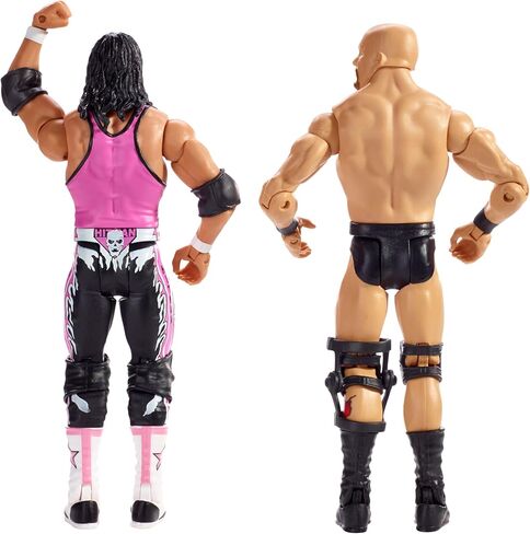 WWE MATTEL Wrestlemania 32 مجسم ستيف أوستن وبريت (عبوتان) in Saudi Arabia