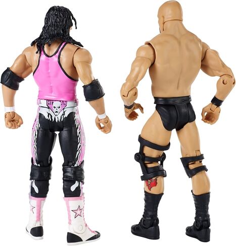 WWE MATTEL Wrestlemania 32 مجسم ستيف أوستن وبريت (عبوتان) in Saudi Arabia