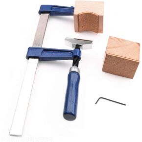 Guitar Bass Fingerboard Fret Press Tool with 2pc Wooden Soundhole Cauls 1pc Hex Wrench