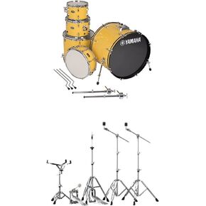 Yamaha Rydeen 5pc Shell Pack with 22" Bass Drum, Mellow Yellow