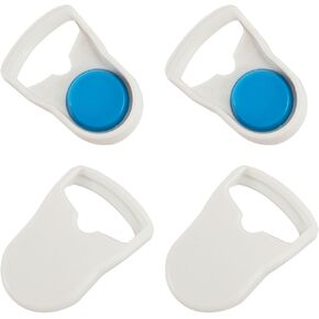 Magnetic Headgear Clips 2 Pairs Compatible with Air-Fit N20 F20 F30 & Air-Touch F20 N20, Quick-Disconnect Positive Pressure Mask Magnetic Clips for F20 F30 N20 Mask Strap Clips Positive Supplies