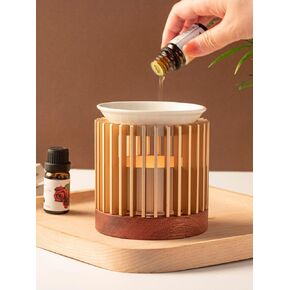 Rose Gold Tea Light Candle Holder, Essential Oil Burner Wax Melt Burner, Incense Aroma Diffuser, Home Decor, Fragrance Essential Oil Burner Tealight, Tealight Fragrance Oil Warmer, EOB0422