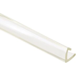 uxcell Trim Seal, PVC U-Seal Channel Edge Protector Sheet, Fits 5-6mm Edge 3Meters/9.84Ft Length, 0.39" Height Transparent