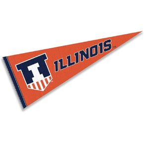 Illinois Fighting Illini Victory Badge Pennant