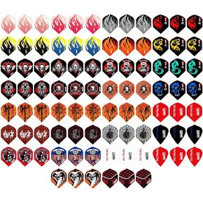 ONE80 Durable flights 90PCS Great dart accessory combo pack