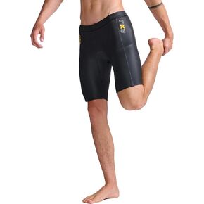 2XU - Propel Buoyancy Short - Rubber Nylon Material for Swimming - Black