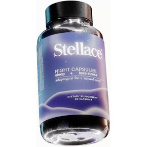 Premium Sleep Supplement: Vegan Night Capsules with Melatonin, Valerian Root & Magnesium Gycinate - Deep Sleep Aid for Conscious Rest, Reduced Nighttime Awakenings - 30 Day Supply