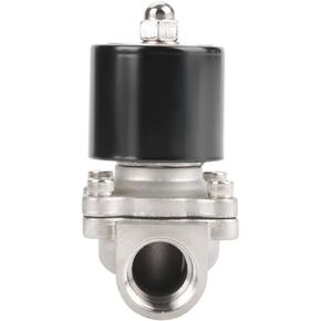 1/4" 3/8" 1/2" 3/4" 1" 12VDC Normally Closed Brass/Stainless Steel Electric Solenoid Valve (1/2 inch, Stainless Steel)
