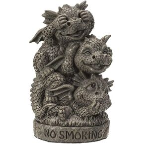 Pacific Giftware Dragon Incense Burner, 5-inch Height, Cold Cast Resin