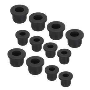 MECCANIXITY T Shape Rubber Grommet Mount Dia 10mm/14mm,ID 6mm/9mm Seal Protection Cable Grommets Flexible for Cable Pipe