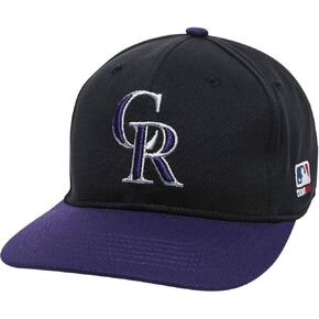 2013 Youth FLAT BRIM Colorado Rockies Alternate Black/Purple Hat Cap MLB Adjustable