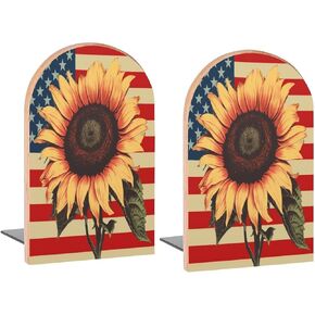 Autumn Waterfall Tree Book Ends Decorative Wood Bookends for Shelves Kids Room Desk Home Office Book Stoppers for Magazines,Books, DVDs, 1 Pair/2 Pieces(5x3.1 in)