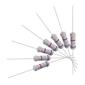 uxcell 50Pcs 1.8K Ohm Resistor, 1W 5% Tolerance Metal Oxide Film Resistors, Axial Lead, Flame Proof for DIY Electronic Projects and Experiments