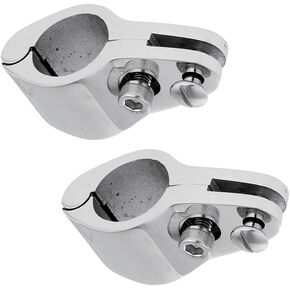 2Pack Stainless Steel 316 Marine Jaw Slide Hinged, Bimini Top Fitting Awning Hardware Fitting Rowing Boat Hardware (with Quick Release Pin Style, Diameter:11/4 Inch 32mm) in Kuwait