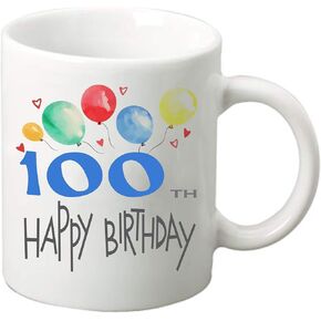 عيد ميلاد سعيد 11 أونصة كوب قهوة وشاي كوب احتفال سيراميك أبيض للأصدقاء والعائلة (90)