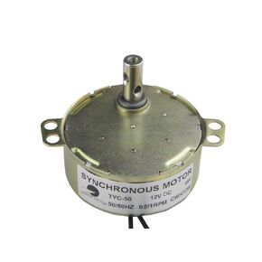 CHANCS TYC-50 Synchronous Motor DC Geared Motor 12V 0.8/1RPM CW/CCW High Torque Motor 4W