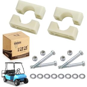 10L0L Golf Cart Brake Block Mounting Set with Screw Nut Fits Club Car DS Carryall Golf Cart 1981-up, OEM# 1011402