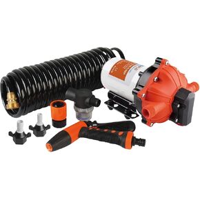 SEAFLO 55 Series Washdown Deck Wash Pump KIT 12v 60 PSI 5.5 GPM for Rv Boat Marine Yacht with ALL NEW HEAVY DUTY PRESSURE SWITCH