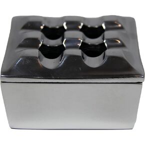 4 Holes Cigar Ashtray For Men & Women Durable handcrafted for Cigarillos cigarettes small Cigar Ash Tray for indoor and outdoor - Wind Resistant Ashtray for small Cigars to Cigarillos { Modern Design}