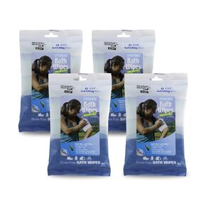 Adventure Medical Kits Bath Wipes - Travel Size, Pkg./8 - (Pack of 4)