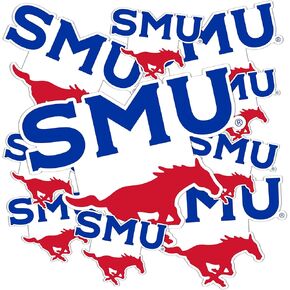Desert Cactus Southern Methodist University Stickers SMU Mustangs Vinyl Decals Laptop Water Bottle Car Scrapbook T3 (Type 3-1)