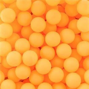Freyamall 150Pcs 40mm Premium Plastic Table Tennis Balls, Advanced Training Ping Pong Balls Lottery Balls (Practice ping-Pong Ball), Orange