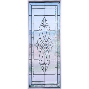 Waterproof Decorative Decorative Film Window Film, Self‑Adhesive Sticker Glass Film, 2Pcs Kitchen for Bathroom Bedroom for Living Room