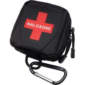 W WILKEN Naloxone Belt Pouch for Opioid Overdose Kits | Compact Belt Attachment Design | Custom Designed and Compatible with Two Naloxone Nasal Spray Doses & Accessories | Naloxone not Included (1)