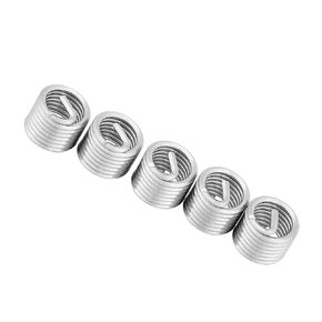 50pcs Stainless Steel Coiled Wire Helical Screw Thread Repair Insert Assortment Kit M8 x 1.25 x 1.5D Length
