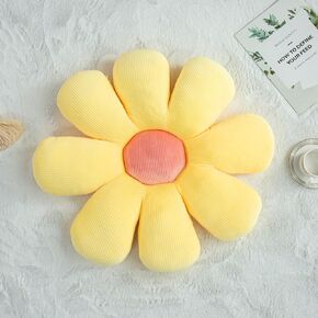 Flower Pillow,Flower Shaped Throw Pillow,Flower Shaped Seating Cushion, Floor Pillow, Cute Room Decor & Plush Pillow (15.7, Light Pink)