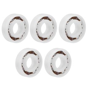 uxcell 6001 POM Plastic Bearings 12x28x8mm Glass Ball Nylon Cage Pack of 5