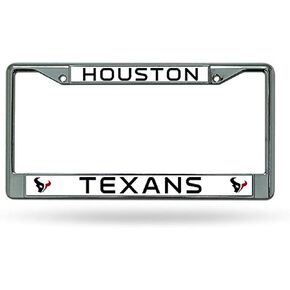 Rico Industries NFL Unisex-Adult Standard Chrome License Plate Frame