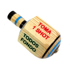Leos Imports Toma Todo Party Drinking Game Wood Pirinola Spinning Top (1 pack)