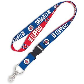 Wincraft NBA Los Angeles Clippers Lanyard with Detachable Buckle, 1"