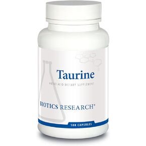 Biotics Research Taurine – 500 mg Taurine, Amino Acid, Brain Health, Cardiovascular Health, Antioxidant. 100 Capsules.